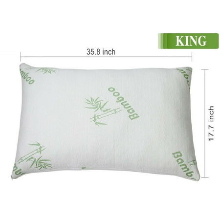 Orly S Dream Cool Bamboo Pillow Shredded Memory Foam Pillow Back