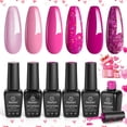 thumbnail image 1 of Set de esmaltes de uñas Beetles Pink Gel 6 colores para niñas 2024, 1 of 7