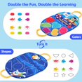 thumbnail image 3 of Juego de pesca Montessori hahaland para niños de 1 a 2 años con tapete y más, 3 of 9