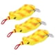 thumbnail image 3 of Accesorio de pesca, 3 piezas de simulación artificial, cebo de señuelo suave, cebo de señuelo suave construido para precisión, 3 of 9