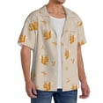 thumbnail image 2 of Goofa Squirrel Animal Printed Men's Casual Short-sleeved Shirt,Lightweight Breathable Button-down,Summer Casual men's top,Versatile Fashion shirt-Large, 2 of 7