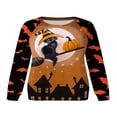 thumbnail image 2 of Déguisement de Fête Sweat-Shirt Halloween Bande Dessinée à Manches Longues Col Rond, 2 of 6