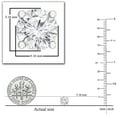 thumbnail image 4 of Dazzlingrock Collection Round White Diamond Solitaire Screwback Stud Earring for Women (Only 1Pc, 0.45 ctw, Color I-J, Clarity I2-I3) in 10K White Gold, 4 of 5