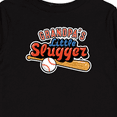 thumbnail image 4 of Inktastic Grandpa's Little Slugger Boys or Girls Long Sleeve Toddler T-Shirt, 4 of 5
