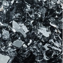 Storm Gray Fire Pit Glass | 1/4", 10 lbs