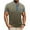 Khaki（mens shirts）, variant on GuangCheng George Henley Shirts for Men,Color Block,Short Sleeve Tops,Slim Fit,Soft,Button Placket,Chest Pocket,Casual Wear Tees,Light Blue,Size 2XL