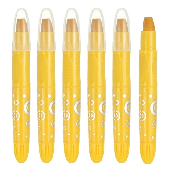 Uxcell 6Pcs Watercolor Gel Crayon for Coloring, Gold