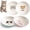 Multicolored 4 Pack-Cute Pet, variant on Non-Slip Cat Bowls, Ceramic Cat Food Bowl Set with Silicone Base, Cats Dishes, Cute Plates for Feeding Indoor Cats, Kitten, Small Dogs (Multi4, Shallow)