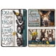 thumbnail image 1 of Placa Metal Vintage Burro Pintura Hierro Rectangular Del 20x30cm 3 Uds., 1 of 10