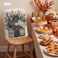 thumbnail image 4 of Antqov Fall Chair Covers Set of 2, Washable Pumpkin Maple Leaf Thanksgiving Chair Covers for Dining Chairs, Removable Chair Slipcovers for Kitchen Holiday Party Home Decor, 4 of 6