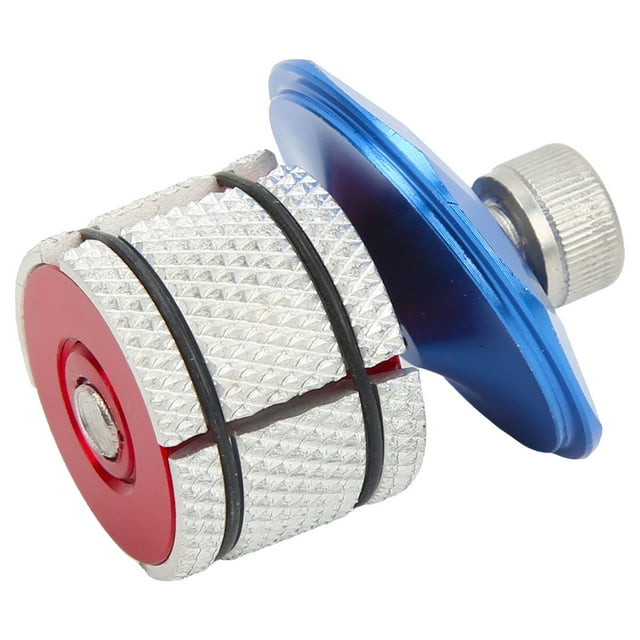 Bouchon d'Expansion de Casque de Vélo, Bouchon d'Expansion de Casque de Vélo Haute Résistance Léger Résistant à l'Usure en Alliage d'Aluminium pour Tête de Fer Tube Bleu