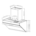 thumbnail image 5 of Sakura R7261 30" Stainless Steel Black Range Hood - Design in Taiwan, 5 of 5