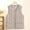 Gray, variant on Fall Jackets For Women 2025 Sevevn Women's Quilted Vest Rib Collar Lightweight Zip Padded Gilet