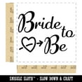 thumbnail image 2 of Bride to Be with Heart Wedding Bridal Shower Self-Inking Rubber Stamp Ink Stamper - Blue Ink - Large 1-1/2 Inch, 2 of 7