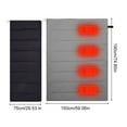 thumbnail image 2 of BLEEUS 20 Degree Ultralight Usb And Type-c Rechargeable Heated Sleeping Bag 3 Levels Camping Supplies, 2 of 10