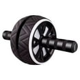 thumbnail image 2 of Ab Roller Wheel for Core Strength Training - 11.81 Inch Abdominal Exercise Wheel with Knee Pad - Home Gym Equipment for Abs, Arms & Back Workout - White Plastic & Steel Construction Akmoler, 2 of 9