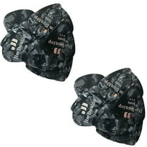 Dunlop Guitar Picks 24 Pack Celluloid Black Pearl Thin