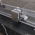 thumbnail image 4 of SUNNY SHOWER 36 x 36 x 72 inch Bypass Sliding Shower Enclosure, 1/4 inch Clear Glass Shower Enclosure with Shower Base, Brushed Nickel, 4 of 14