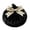 Black, variant on QLUEWX Light Blue Velvet Pumpkin Halloween Decorations, 3.9" Mini Velvet Faux Pumpkin Home Decor with Plaid Bow, Rustic Fall Tabletop Centerpiece for Home Party Gift Thanksgiving Halloween Decor