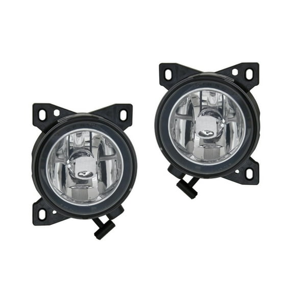 Carlights360 For Kenworth T660 2008-2014 Truck Fog Light Driver And Passenger Side | Pair | w/Bulbs | Replacement For CL2000125 | 541062100