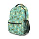 thumbnail image 4 of Mochila escolar ligera e informal yangshaomei con estampado de piñas fondo azul, 4 of 4