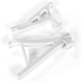 thumbnail image 2 of Suspension arms, white, front (right), heavy duty (upper (1)/ lower (1)), 2 of 2