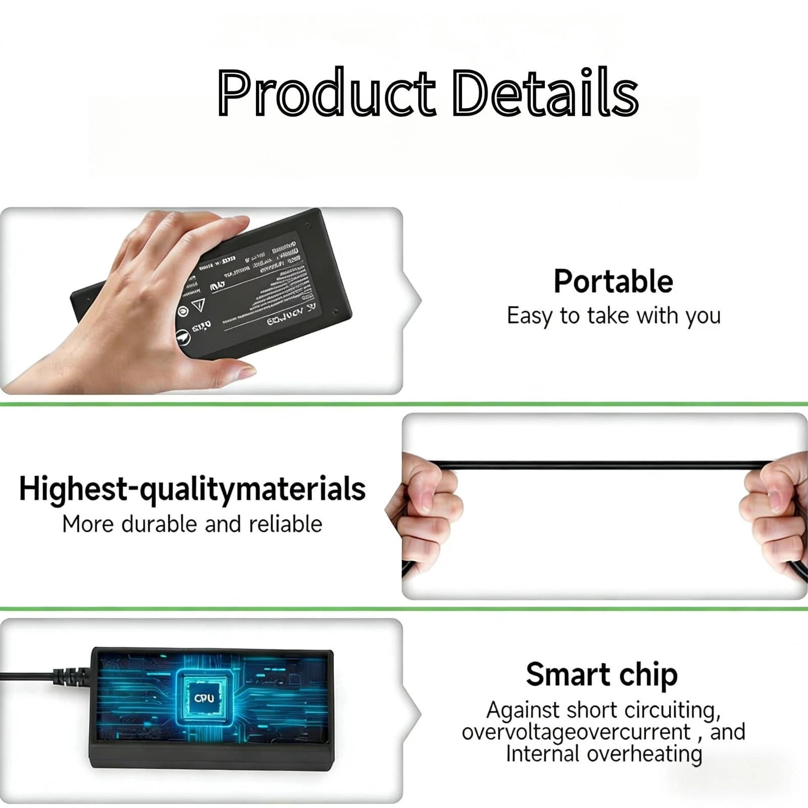 K-MAINS AC Adapter Power Supply Compatible With Anker Nebula Mars 3 Air D2325