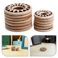 thumbnail image 2 of AURARMLET 36Ud Base De Madera Para Exhibir Esferas De Cristal Y Objetos Minerales Decorativos, 2 of 7