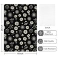 thumbnail image 2 of 4 Pcs Pioneer Flower Floral Print Pattern Funny Kitchen Towels, Microfiber Dish Towels, Kitchen Tea Towels Set 18" X 26", 2 of 6