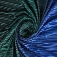 thumbnail image 2 of Zelouf Ombre Pleated Poly Knit  , Sewing, DIY, Crafts Fabric by the Yard, Navy/peacock/blue, 1 Yard, 2 of 3