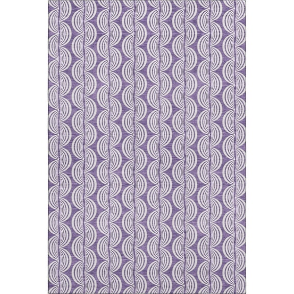 Dalyn Rugs Premium Machine Washable Mayfield AMF1055 Purple 3' x 5' Rug