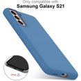 thumbnail image 5 of Compatible with Samsung Galaxy S21 Case,Soft Flexible Silicone Gel Rubber Bumper Cover,Slim Fit Full Body Shockproof Protective Phone Case for Samsung Galaxy S21 Sea Blue, 5 of 15