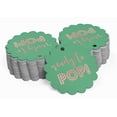 thumbnail image 2 of Inkdotpot 100 Pack Real Rose Gold Foil Paper Tags Ready To Pop Baby Shower Favor Hang Tags, 2 of 6