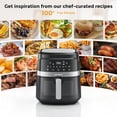 thumbnail image 2 of Air Fryer 8-IN-1 5.8QT Smart Visual Window Multi-Function Large Capacity,1500W,Kitchen And Office,Family Day,Nonstick, Fit For Family Of 2-5, 2 of 7