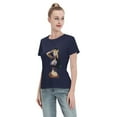 thumbnail image 4 of T-Shirt Basique à Manches Courtes pour Femme une Pièce Robin, 4 of 6