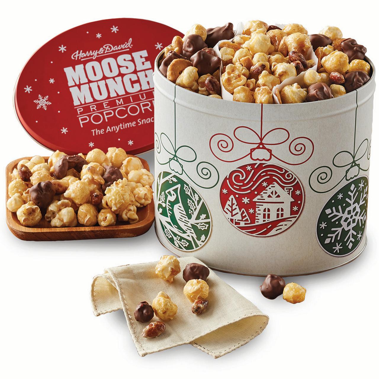 Moose Munch Premium Popcorn Mini Holiday Tin by Harry & David