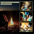 thumbnail image 4 of 10 Pcs Flammes Magiques Paquets de Changement de Couleur pour Foyer, Feux de Camp, Cheminées Extérieures, Poudre Colorée, 4 of 5