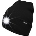 thumbnail image 1 of Lighted Beanie Cap Rechargeable Running Hat Ultra Bright 4 Led Waterproof Headlamp, 1 of 5
