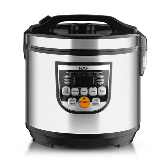 Electric Pressure Cooker 11-in-1 Multi Cooker, 5 Qt Rice Cooker with Sauté, Steam, Yogurt, 24-Hour Timer, 900W, 110V