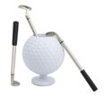 thumbnail image 3 of Mini portabolígrafos de golf de escritorio con 3 marcadores de taco de golf, juego de recuerdo de plástico para golfistas., 3 of 14