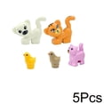 thumbnail image 3 of Bloques de construcción de animales MOC, escena de partículas pequeñas, tigre, oveja, pato, caballo, ballenas, modelo educativo, zoológico, regalo ensamblado, ladrillos de juguete DIY, 3 of 5