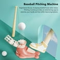 thumbnail image 3 of Ensemble de Jeu de Lancer de Baseball, Machine à Lancer de Baseball pour Cultiver l'Interaction à Domicile, 3 of 7