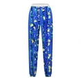 thumbnail image 5 of Birdeem Women Fashion Color Blocked Printed Drawstring Pants, 5 of 5