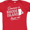 thumbnail image 4 of Inktastic Someone in Rhode Island Loves Me Boys or Girls Baby Bodysuit, 4 of 5