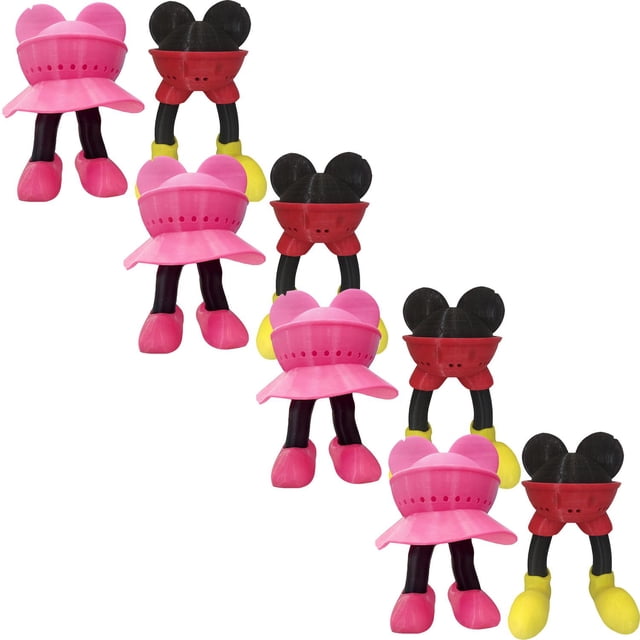 Base Mickey para Alexa Profesional AlexaMickeyMinnie 4 Pares 22x23x15cm 1 Mickey 1 Minnie para Echo Dot 4ta Generación.