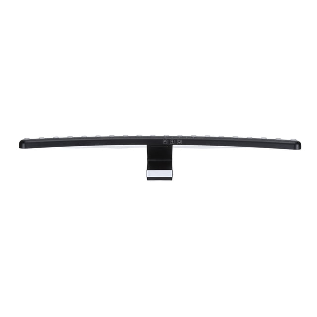 Barre Lumineuse pour Moniteur, Barre Lumineuse LED Incurvée pour Moniteur, Soin des Yeux, Angle Réglable, Design Optique Asymétrique, Contrôle Tactile 5V pour Bureau