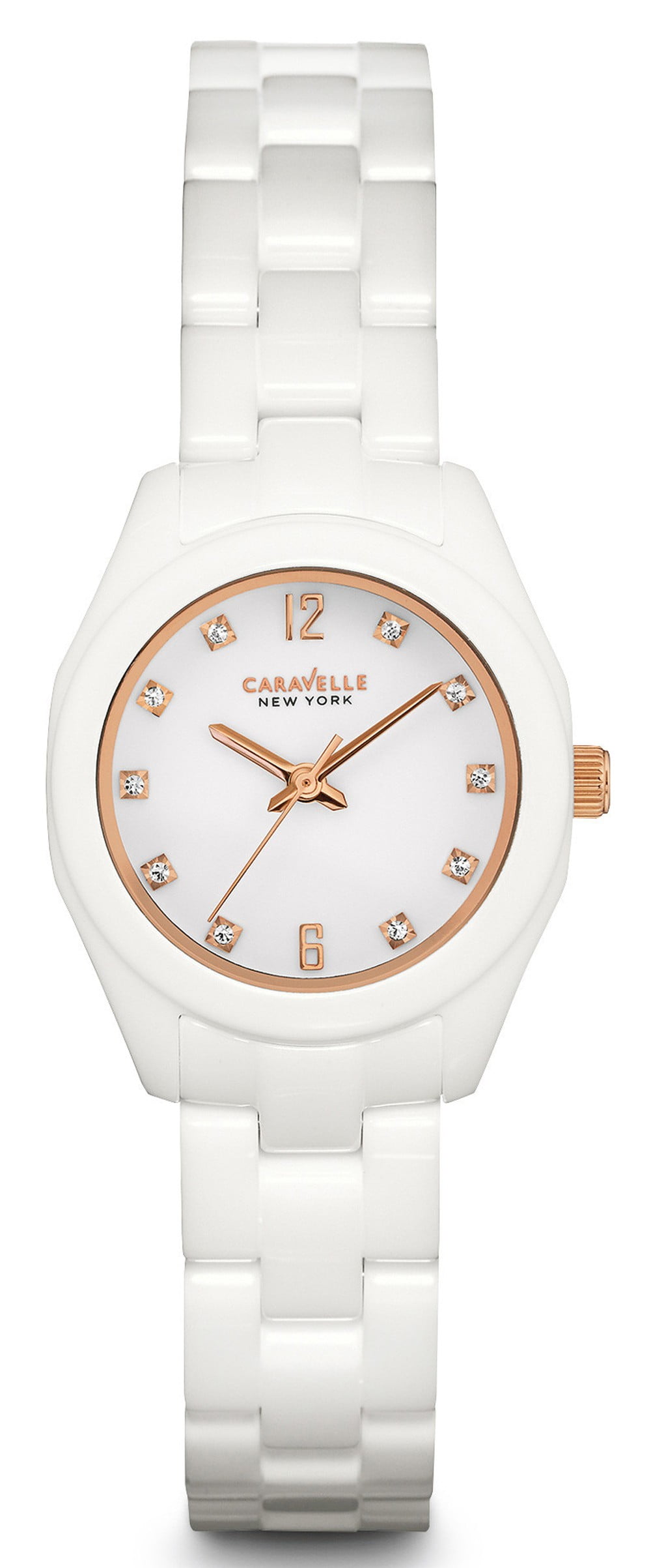98N102 Women's Sport White Dial White Rubber & Steel Bracelet