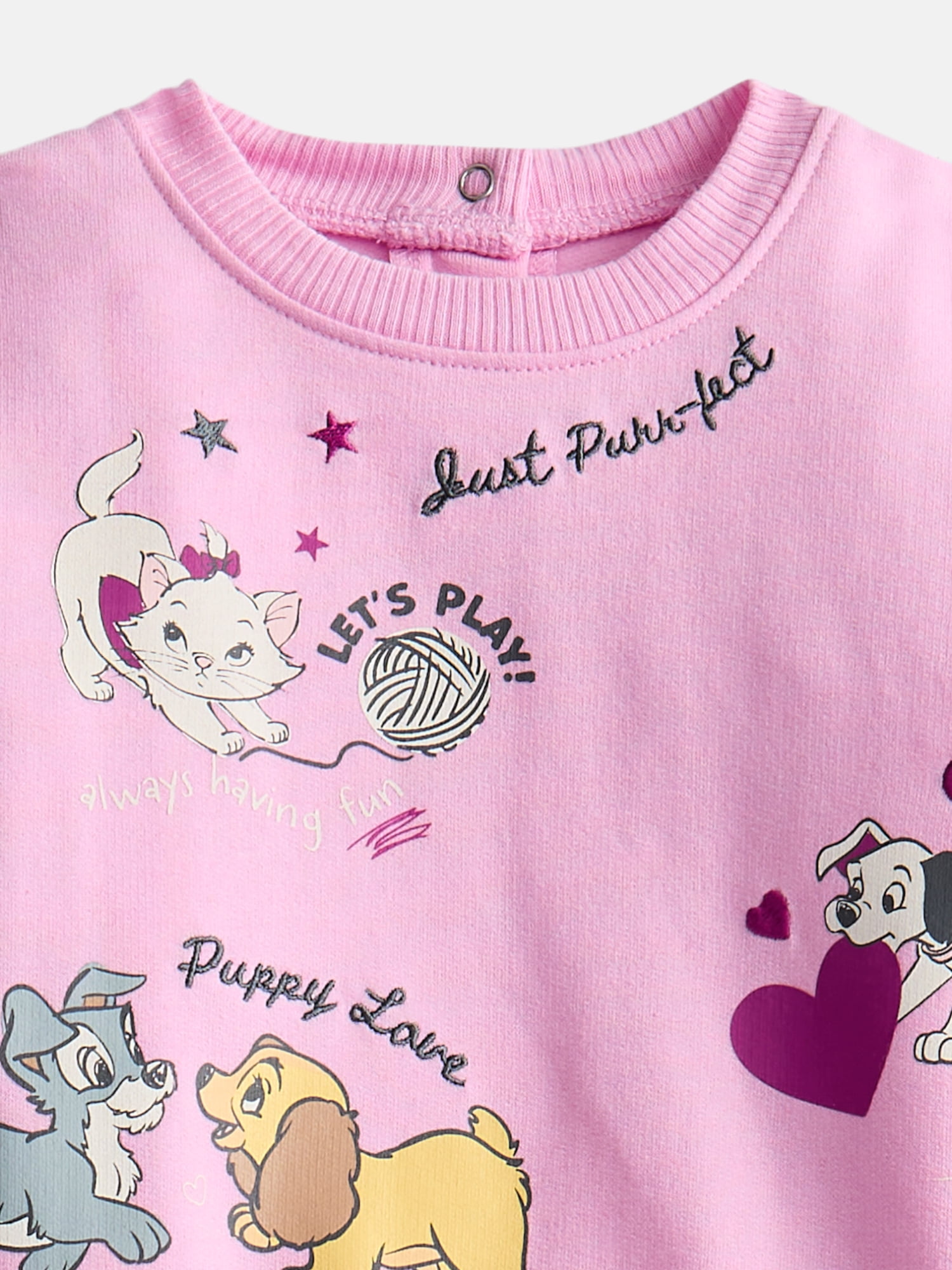 Disney Classics Baby Girl's Crewneck Sweatshirt, Leggings and Headband, 3 Piece, Sizes 0/3M-24M
