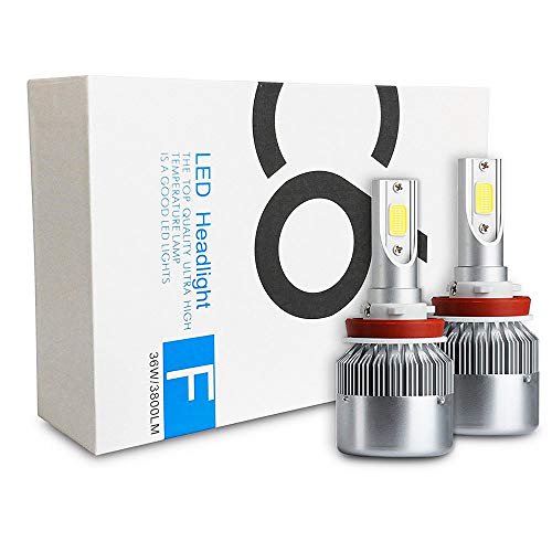 h11 led headlight bulb 36w led conversion kit 3800lm 6000k waterproof led headlight bulb extremely bright single beam c6 led light bulbs motorcycle