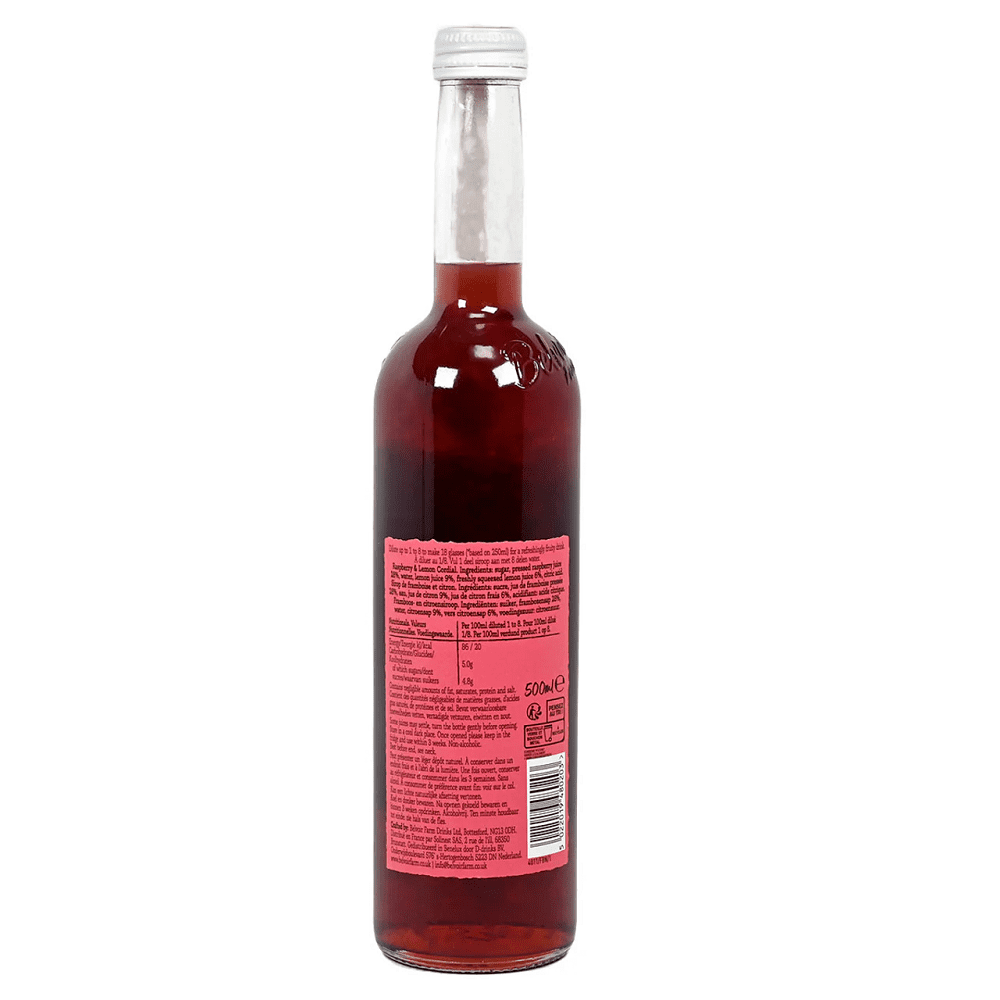 Belvoir Raspberry & Lemon Cordial (500ml) - Pack of 2